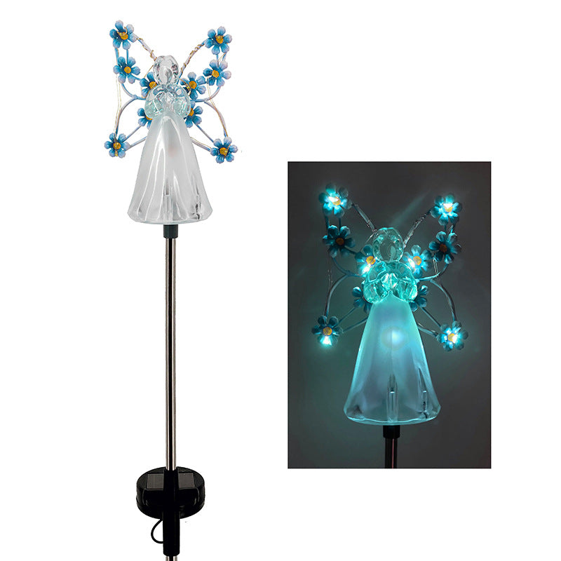 Luminous Haven Solar-Engel-LED-Gartenleuchte – Elegante Außenbeleuchtung für Gärten und Gedenkstätten