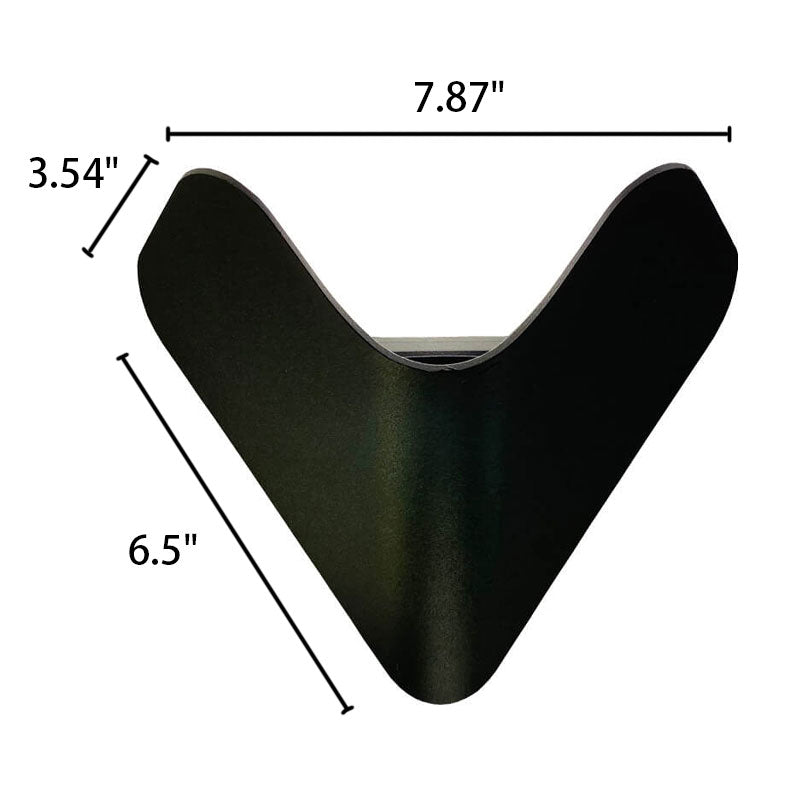 Moderne kreative Triangel Aluminium LED Außen wasserfest Wandlampe | Karnz