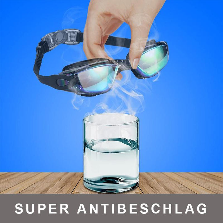 Karnz | Keine undichte Anti-Nebel-UV-Schutz Triathlon-Schwimmbrille