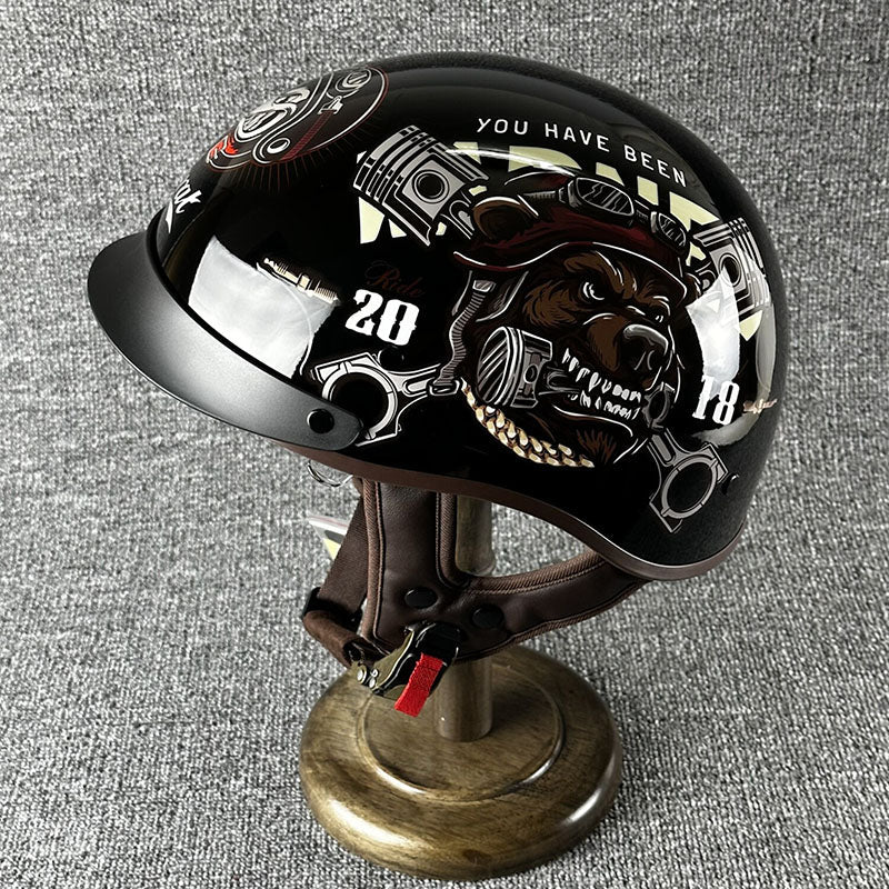 City-Helm für Chopper mit minimalistischem Design
