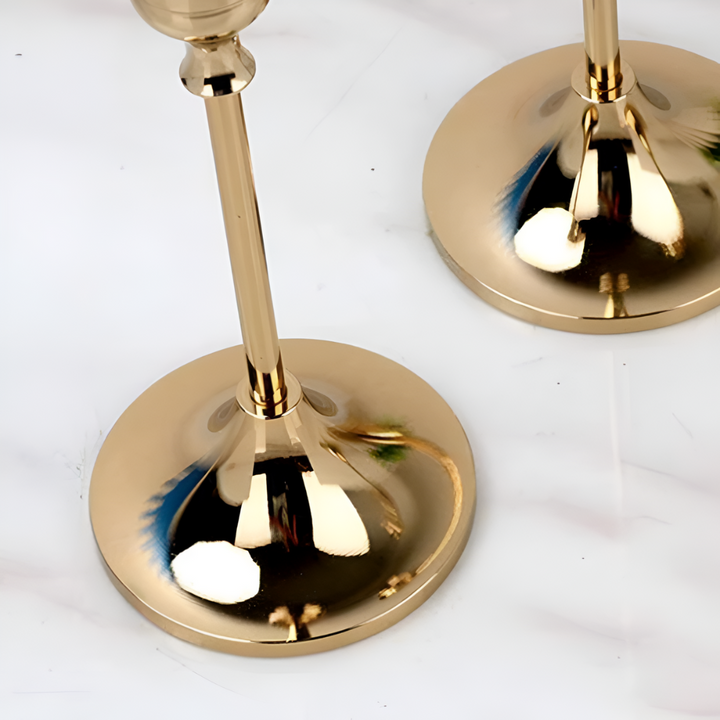 Gold Taper Kerzenhalter Set | Karnz