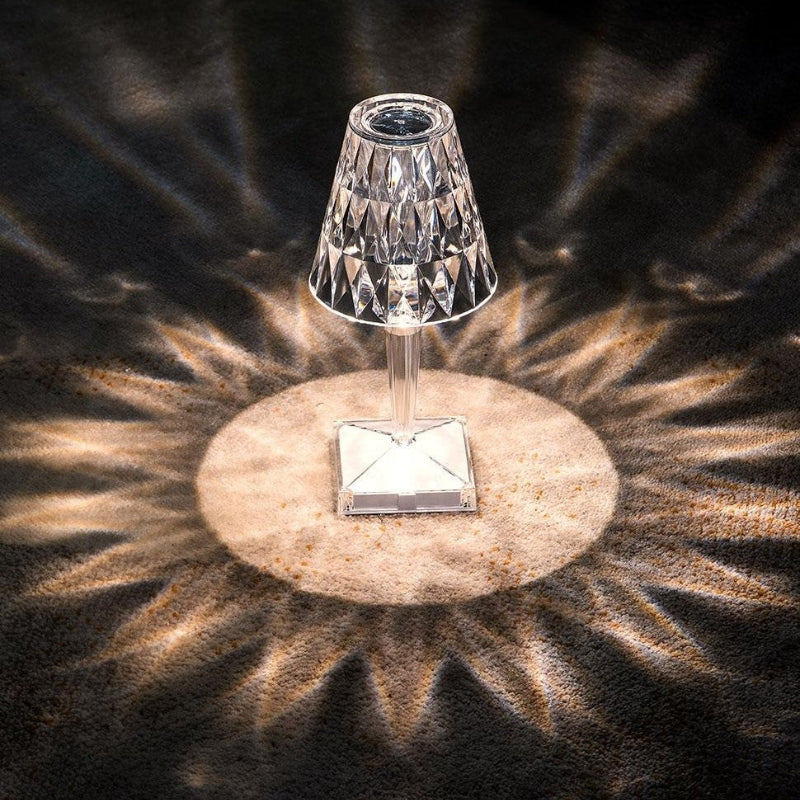 Kristall Tischlampe mit Touch-Steuerung - LumeCrystal | Karnz