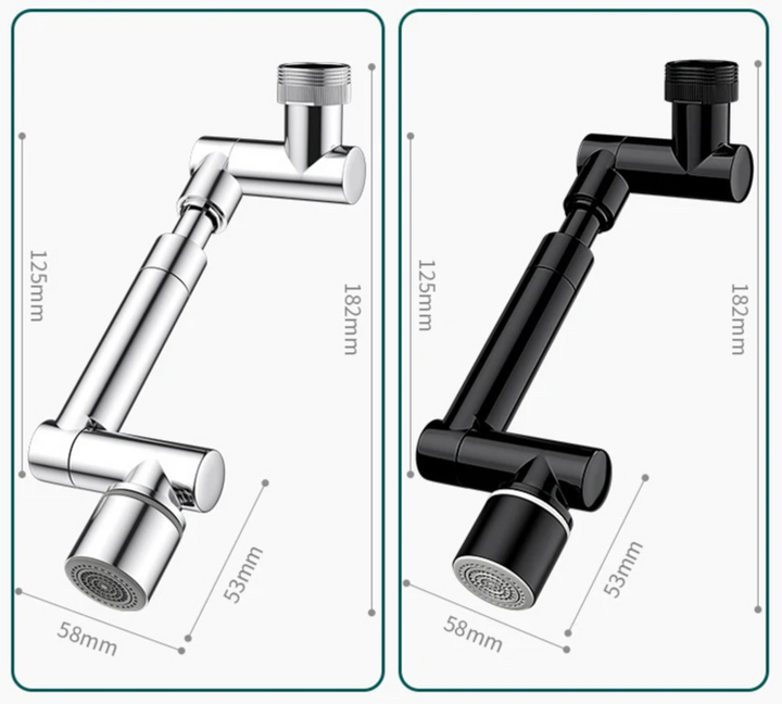 FlexiFlow 360° drehbarer und ausziehbarer Wasserhahnkopf Karnz