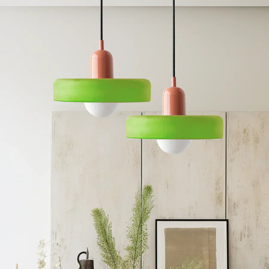 Skandinavische Pendelleuchte für Wohnzimmer und Esszimmer – Minimalistisches Design mit einstellbarer Höhe – Glas | Karnz