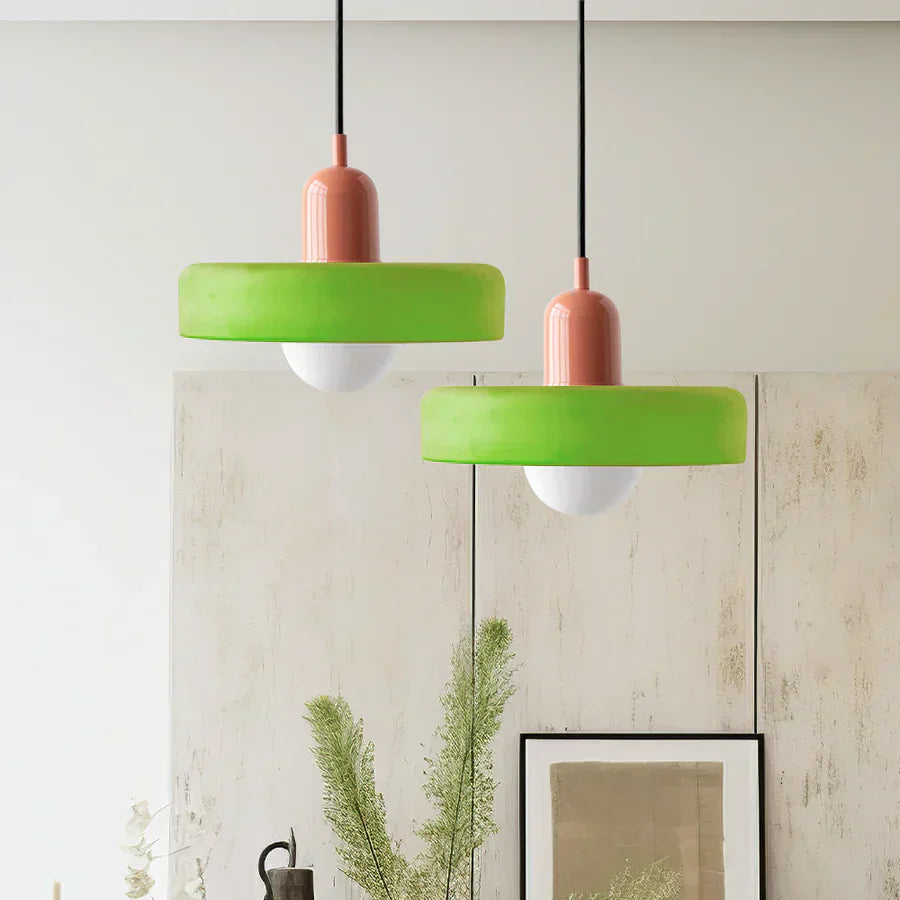 Skandinavische Pendelleuchte für Wohn- und Esszimmer – Minimalistisches Design mit verstellbarer Höhe – Glas