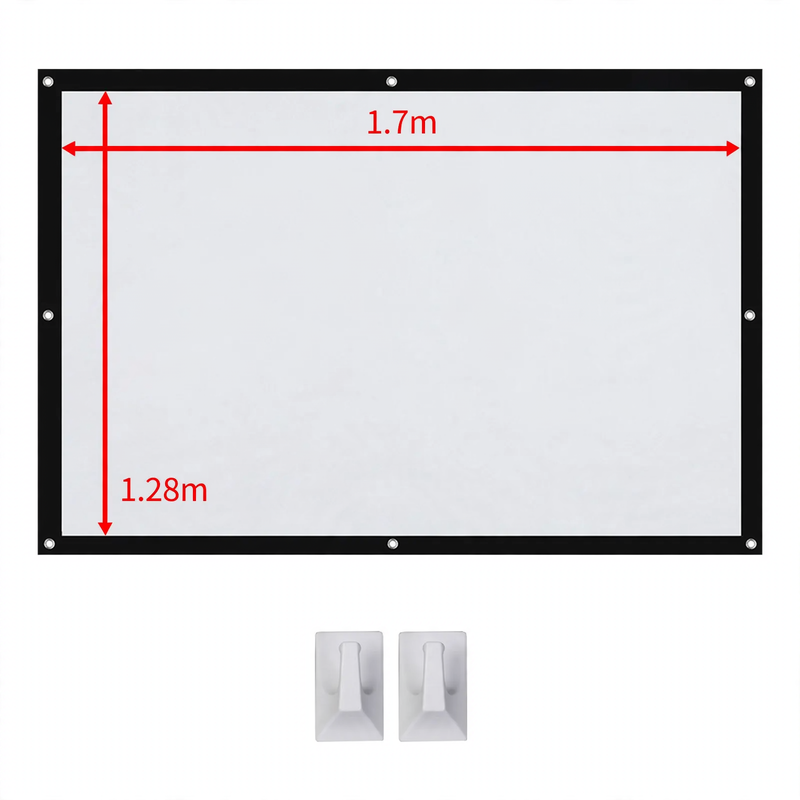 Projektionsleinwand, Leinwand aus Segeltuch