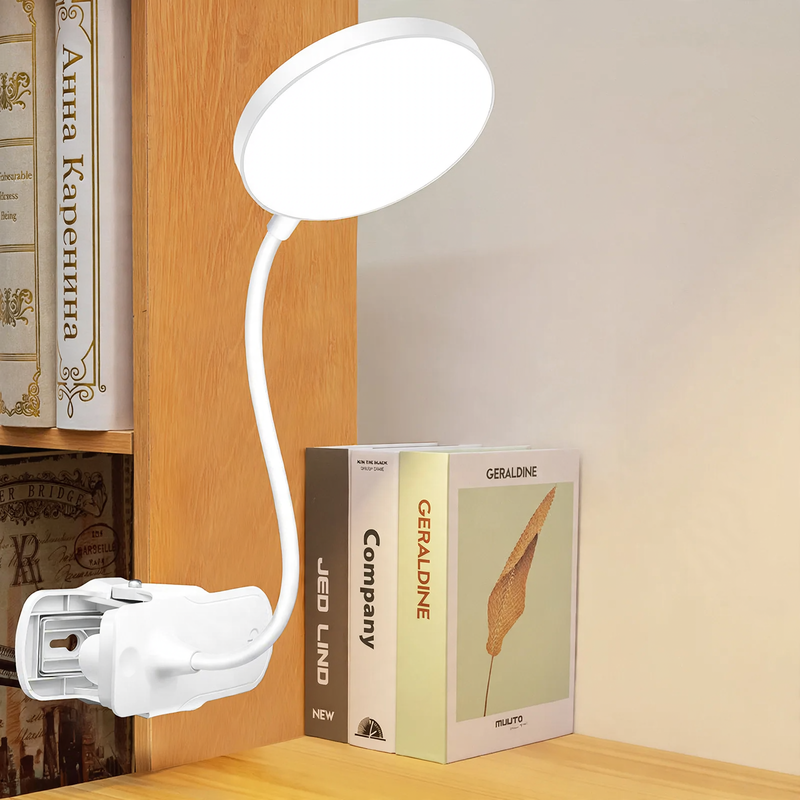 LED-Klemmlampe für Studium und Lesen