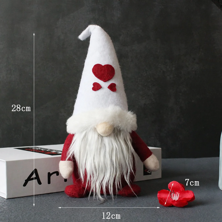 Weihnachtliche Wichtelfigur mit Mütze