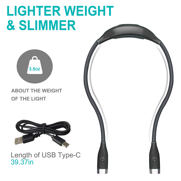 LED-Nacken-Leselampe, augenschonend