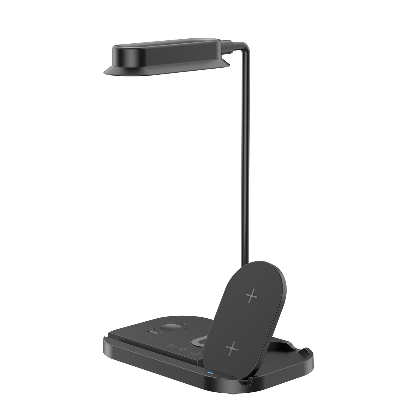 LED-Tischlampe mit Dimmer und kabellosem Ladegerät für Smartphones (4-in-1) | Karnz