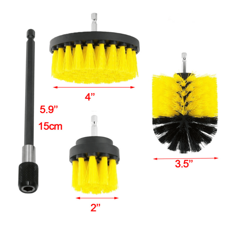 12-in-1-Reinigungsbürsten-Set für Bohrmaschine | Karnz