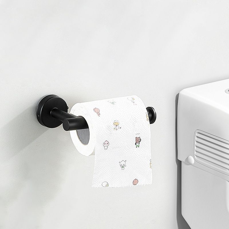 Modernes Badzubehör Set aus gebürstetem Edelstahl verchromt Handtuchstange/Ring & Bademantelhaken