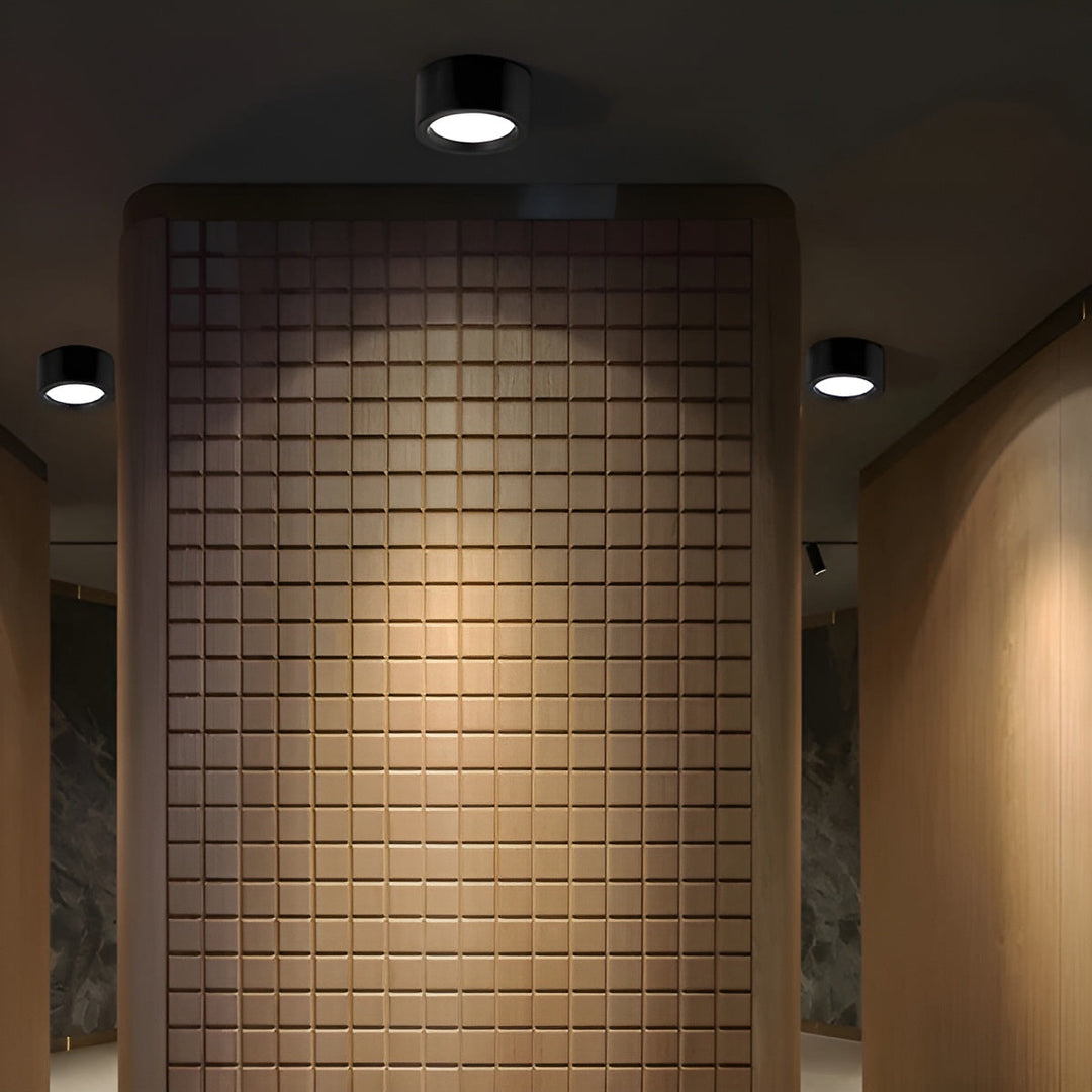 Moderne LED-Deckenleuchte – Runde Form & warmes LED-Licht | Gemütliche Beleuchtung für jeden Raum | Karnz