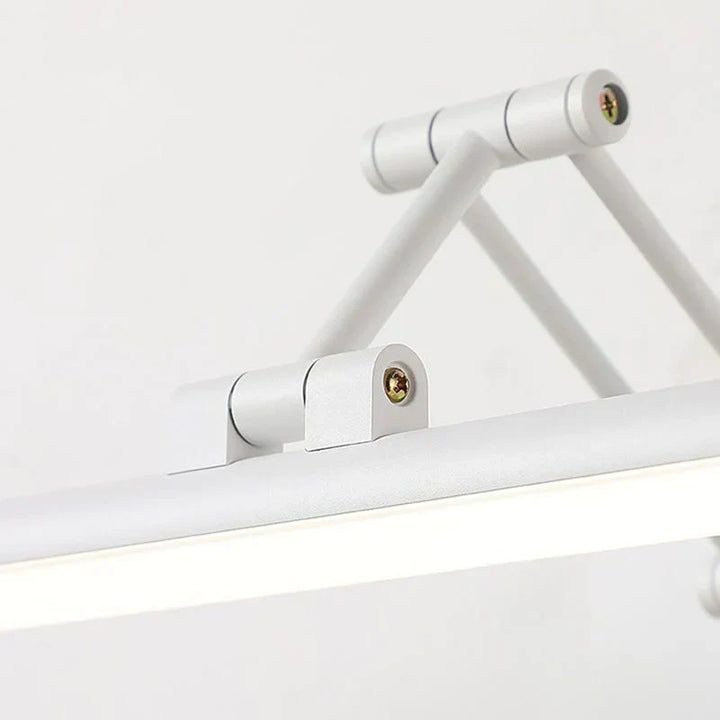 Edge Minimalistische LED Wandleuchte Schwarz/Weiß | Modernes Design für Badezimmer und Innenräume | Metall & Acryl | Karnz