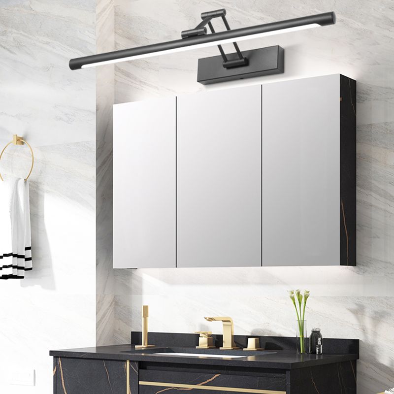 Edge Minimalistische LED Wandleuchte Schwarz/Weiß | Modernes Design für Badezimmer und Innenräume | Metall & Acryl | Karnz