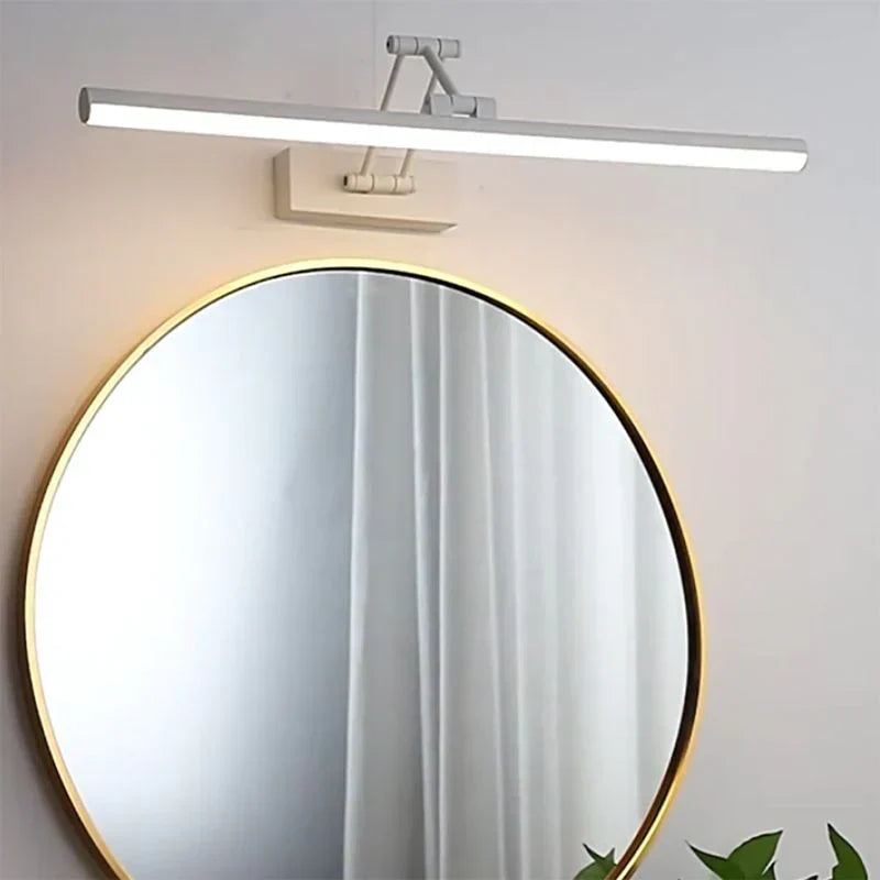 Edge Minimalistische LED Wandleuchte Schwarz/Weiß | Modernes Design für Badezimmer und Innenräume | Metall & Acryl | Karnz
