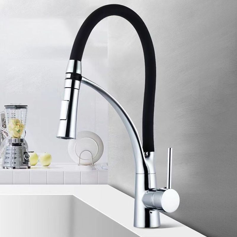 Moderne 1-Hand Waschbeckenarmaturen Kupfer Berührungslos mit Wasserspender Standard Küchenarmatur