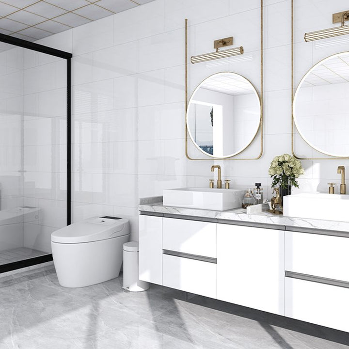 Einzeltile Peel and Stick Spritzschutz Moderner Stil Badezimmer Peel and Stick Spritzschutz