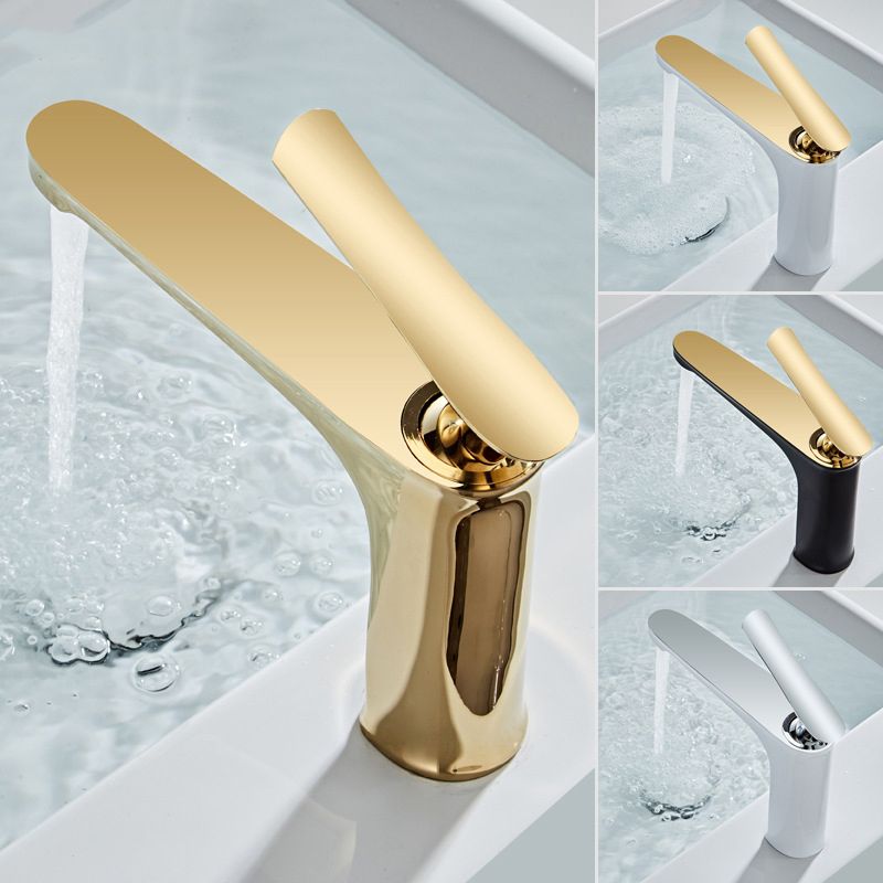 Luxus 1-Hand Waschbecken Badezimmer Wasserhahn Runder Messing Waschbecken Wasserhahn mit Wasser schlauch