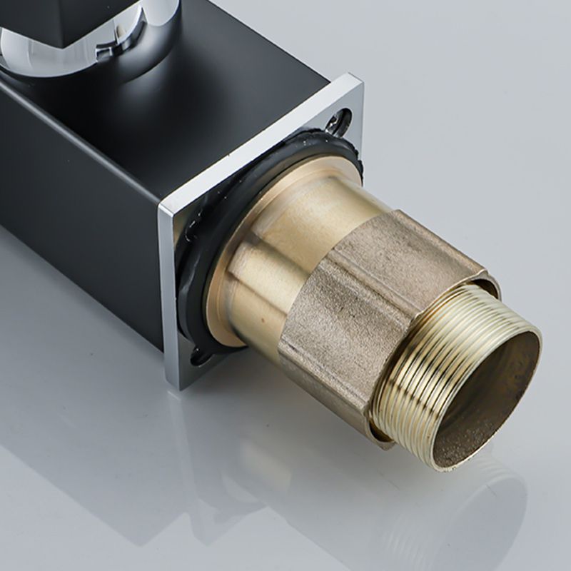 Wasserfall-Basin-Mischer-Armatur quadratischer Hebelgriff mit LED-Dreifarbbeleuchtung