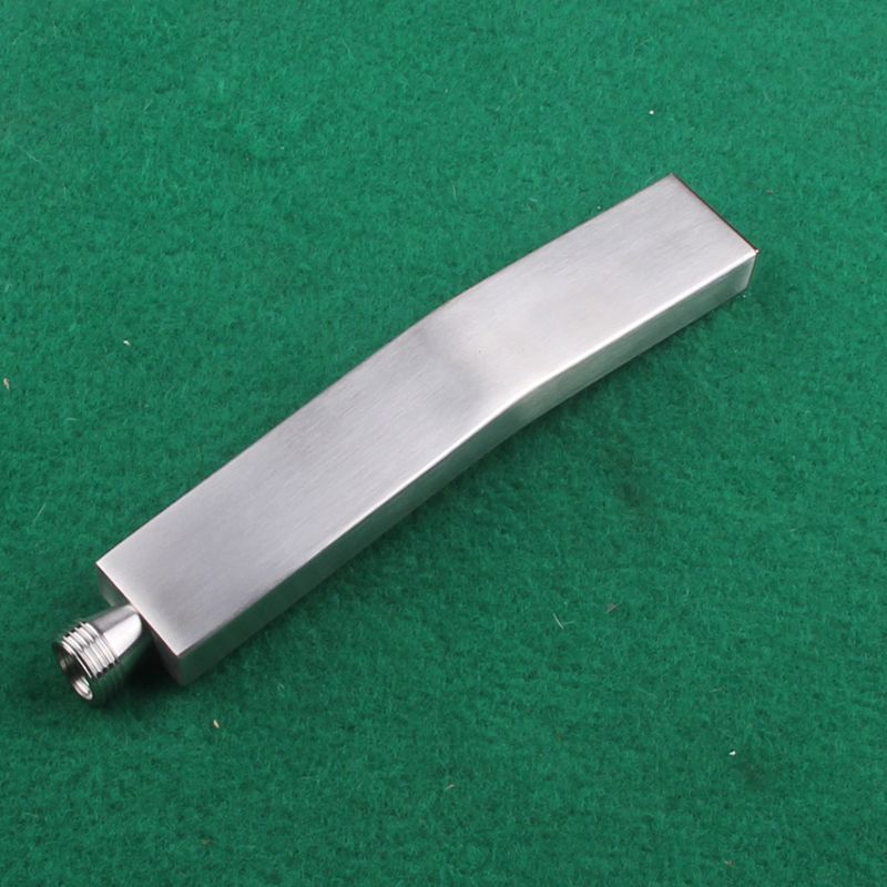 Einfaches Rechteck Duschkopf 304 Edelstahl Handbrause