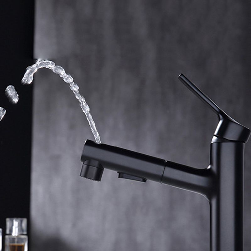 Rundes Vessel Sink Badezimmerarmatur Einfacher Stil Armatur mit Messingmaterial