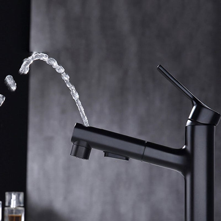 Rundes Vessel Sink Badezimmerarmatur Einfacher Stil Armatur mit Messingmaterial