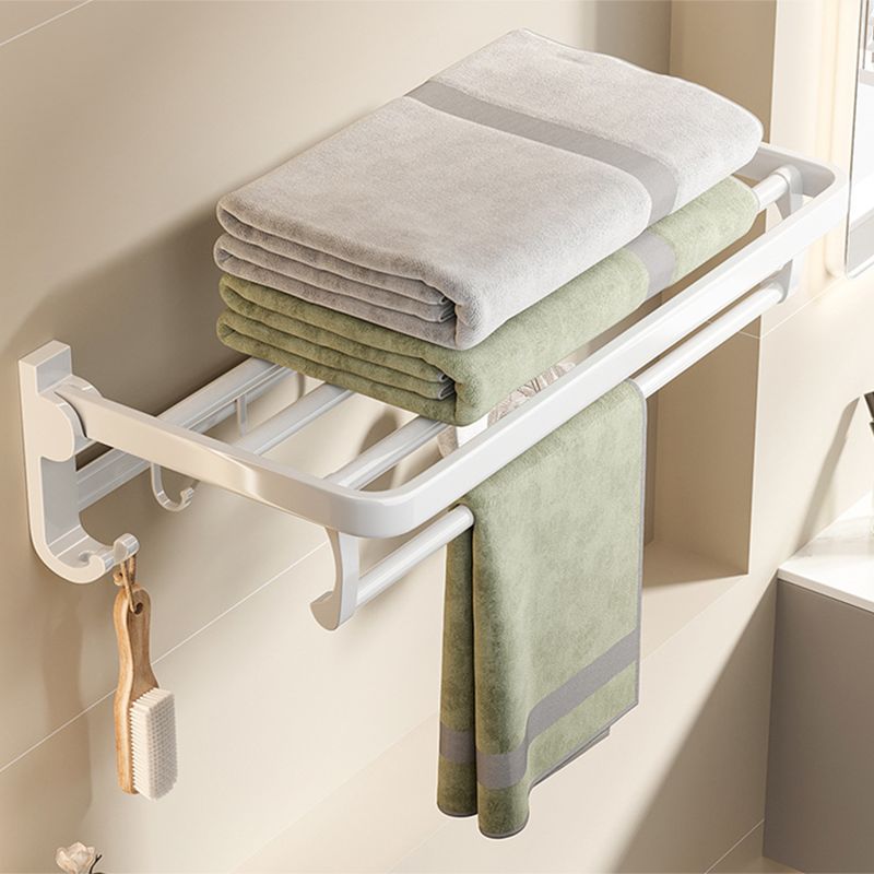 Modernes Badezimmerzubehör Set Handtuchstange Weiß Badregal Badezimmerzubehör Set