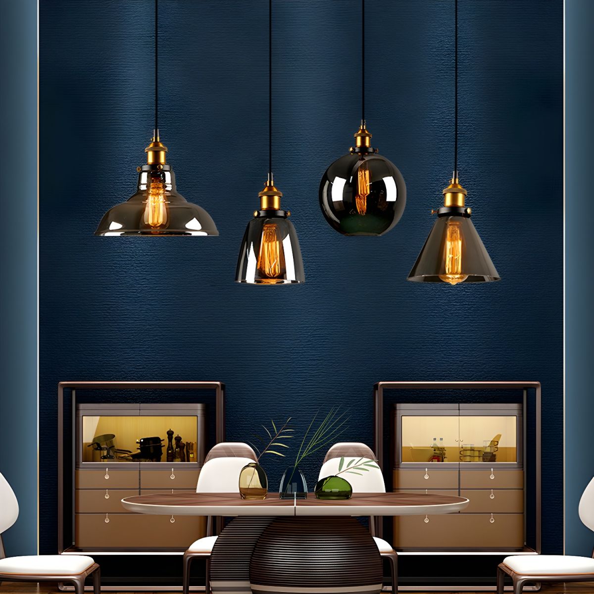 UrbanVibe Light - Amerikanisches Vintage Glas Pendelleuchte | Karnz