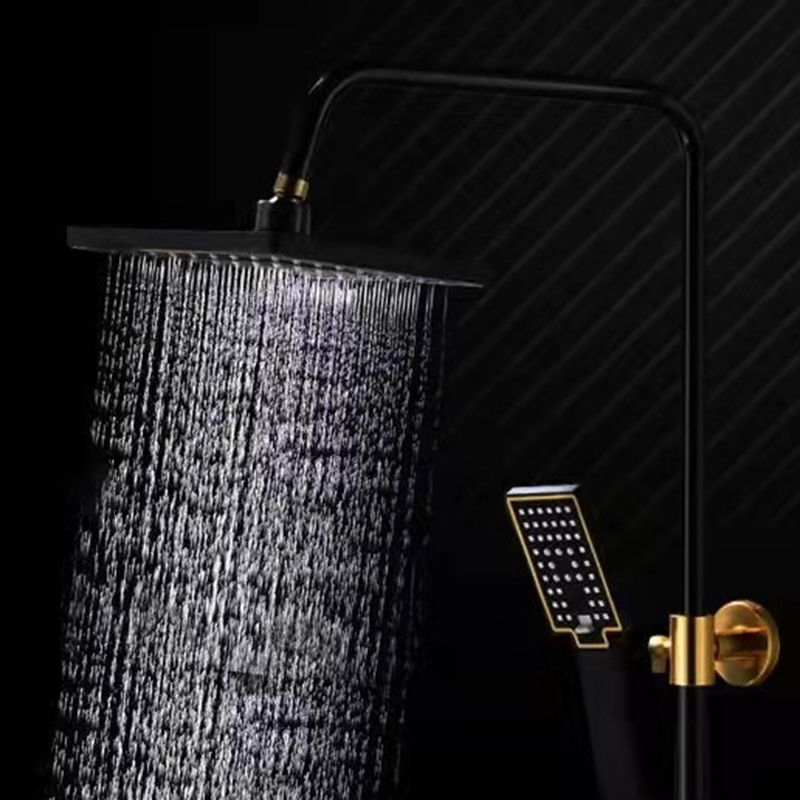 Modern verstellbarer Wasserfluss Duscharmaturen Duscharm Duschanlage an der Wand