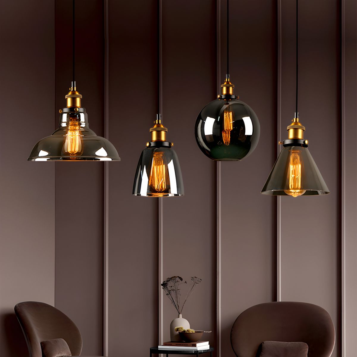 UrbanVibe Light - Amerikanisches Vintage Glas Pendelleuchte | Karnz