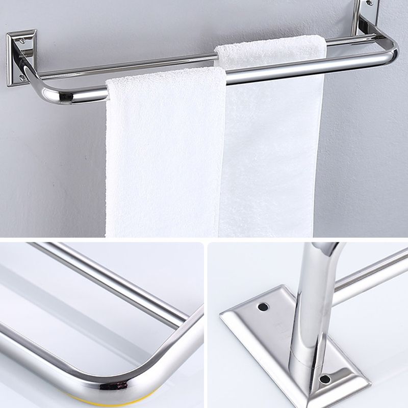 Silber zeitgenössische Badezimmeraccessoires als Einzelstücke oder als Set
