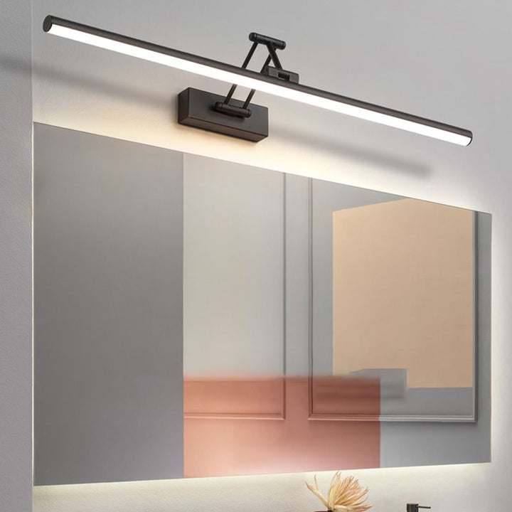 Minimalistische LED-Wandleuchte Schwarz/Weiß – Moderne Metalllampe für Badezimmer und Innenbereich | Karnz