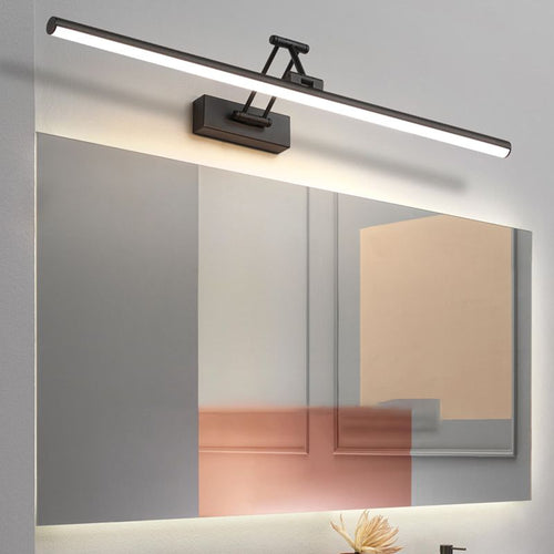 Minimalistische LED-Wandleuchte Schwarz/Weiß – Moderne Metalllampe für Badezimmer und Innenbereich | Karnz