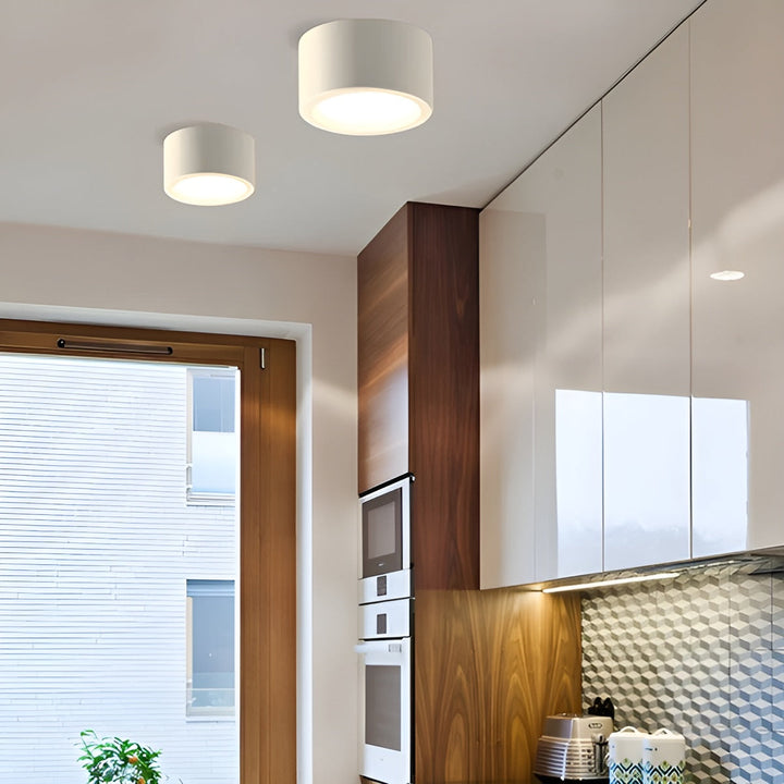 Moderne LED-Deckenleuchte – Runde Form & warmes LED-Licht | Gemütliche Beleuchtung für jeden Raum | Karnz