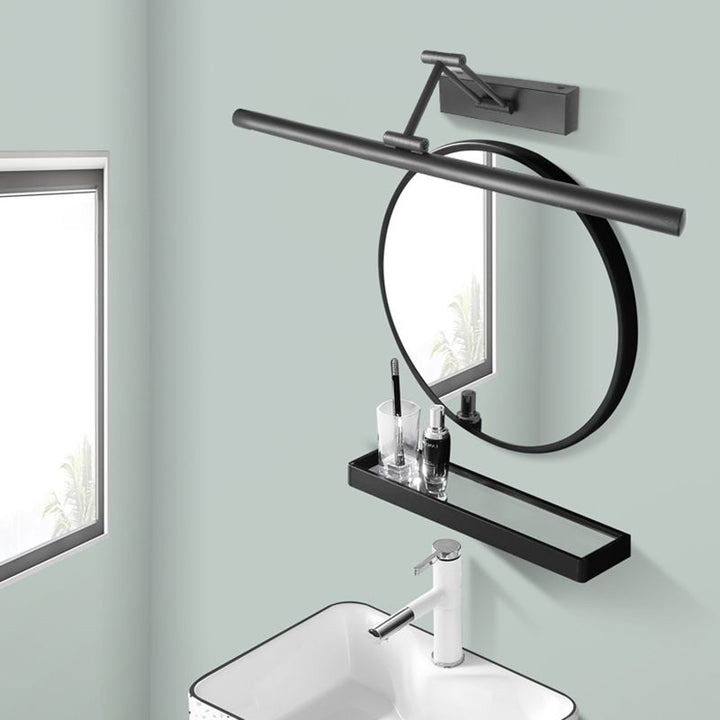 Edge Minimalistische LED Wandleuchte Schwarz/Weiß | Modernes Design für Badezimmer und Innenräume | Metall & Acryl | Karnz
