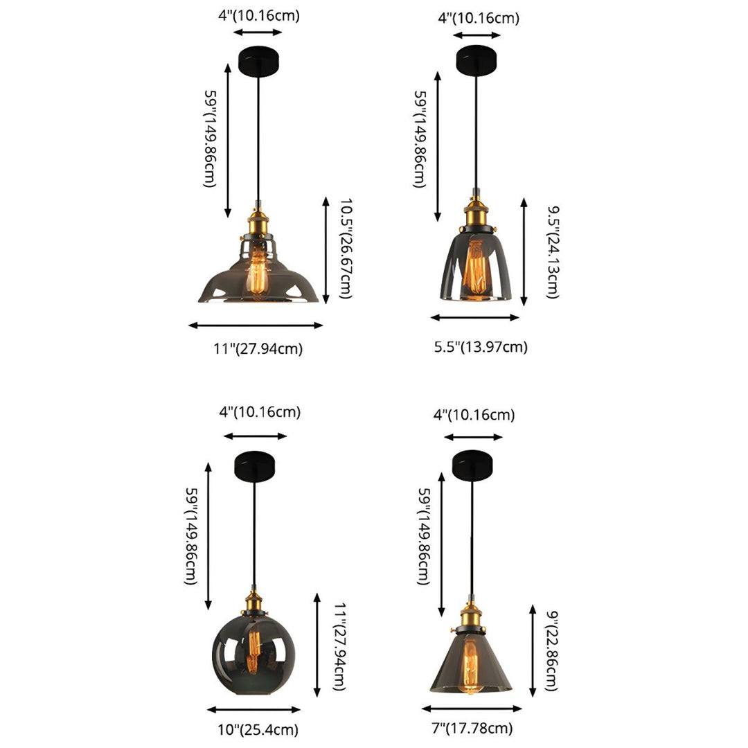 UrbanVibe Light – Pendelleuchte aus amerikanischem Vintage-Glas