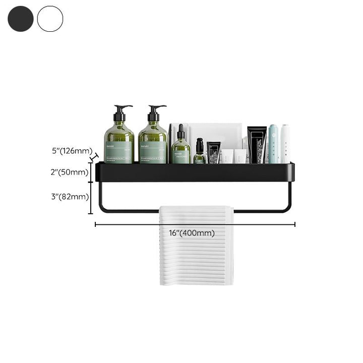 Zeitgenössisches Badezimmer Zubehör Hardware Set Aluminium Badezimmerregal