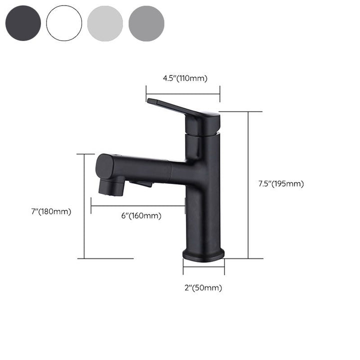 Rundes Vessel Sink Badezimmerarmatur Einfacher Stil Armatur mit Messingmaterial