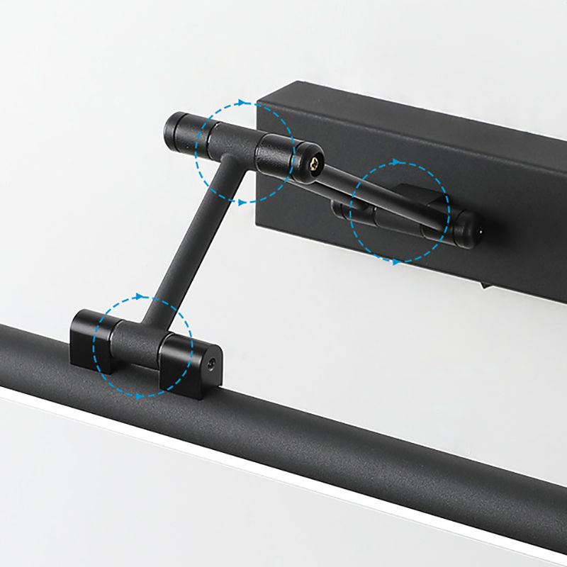 Edge Minimalistische LED Wandleuchte Schwarz/Weiß | Modernes Design für Badezimmer und Innenräume | Metall & Acryl | Karnz