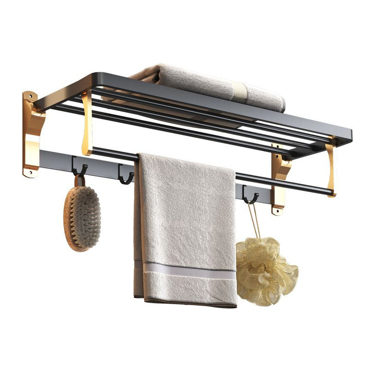 Schwarz & Messing Badezimmer Set Moderner Stil Badezimmeraccessoires Als Einzelstück Oder Im Set