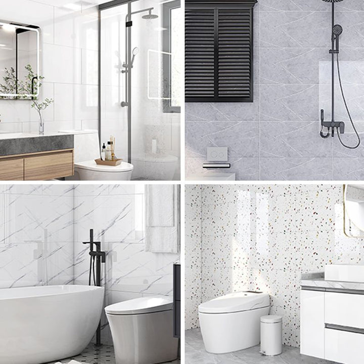 Einzeltile Peel and Stick Spritzschutz Moderner Stil Badezimmer Peel and Stick Spritzschutz