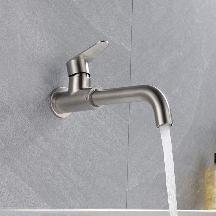 Moderner Stil Wandmontierter Einhebelmischbatterie Wasserhahn für das Badezimmer
