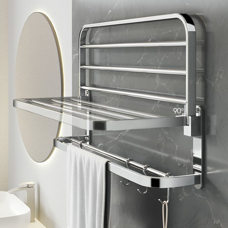 Polierter Chrom Moderner Badezimmer Zubehör Set aus Edelstahl mit Badregal/Handtuchhalter