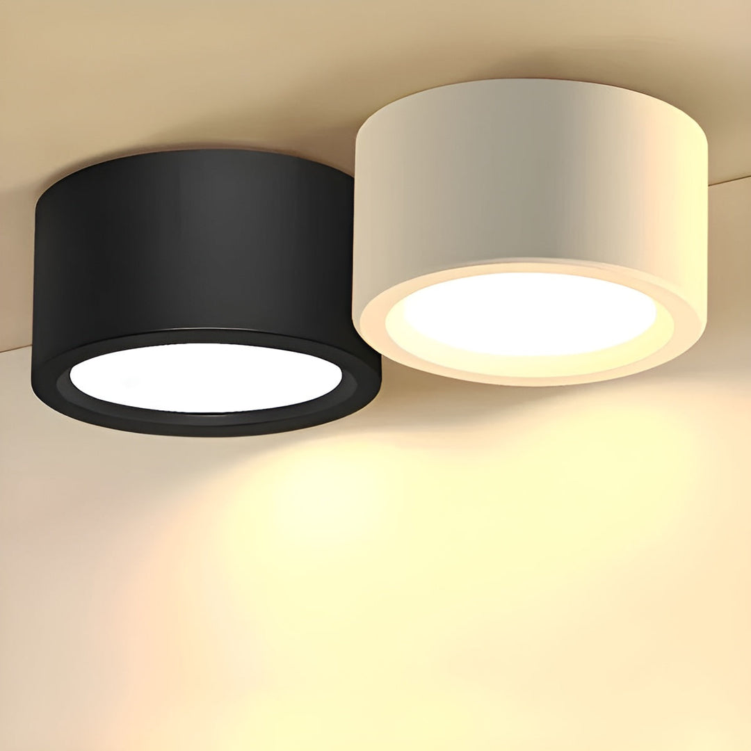 Moderne LED-Deckenleuchte – Runde Form & warmes LED-Licht | Gemütliche Beleuchtung für jeden Raum | Karnz