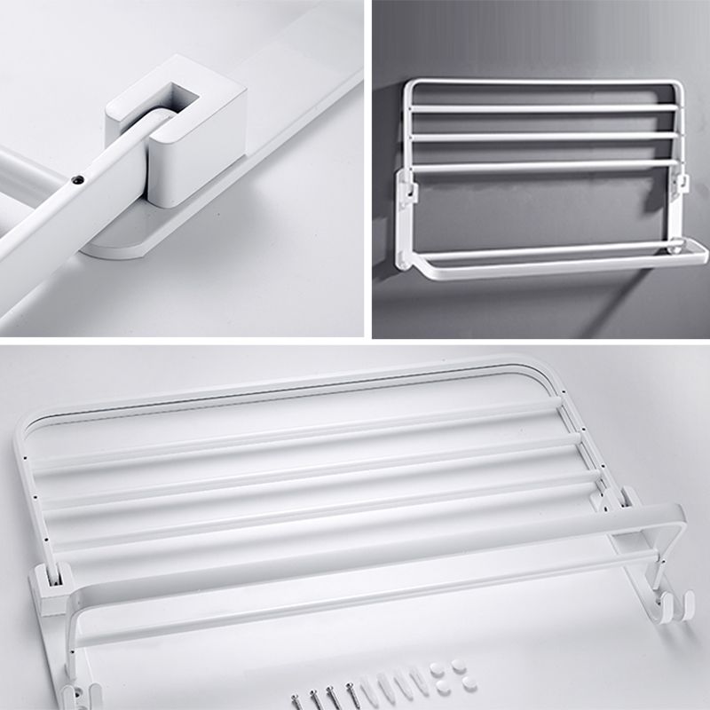 Weißes Badezimmer-Accessoires-Set, modernes Badezimmer-Accessoires-Set, Handtuchhalter