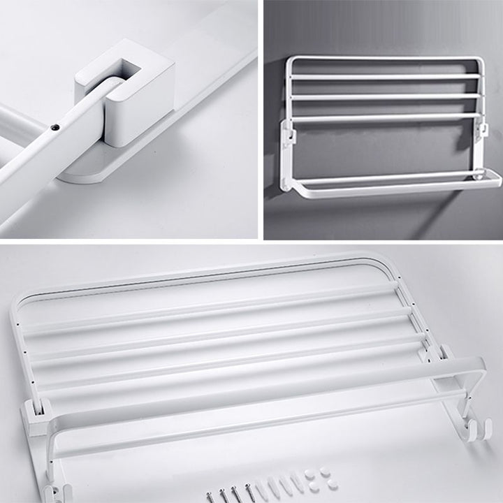Weißes Badezimmer-Accessoires-Set, modernes Badezimmer-Accessoires-Set, Handtuchhalter