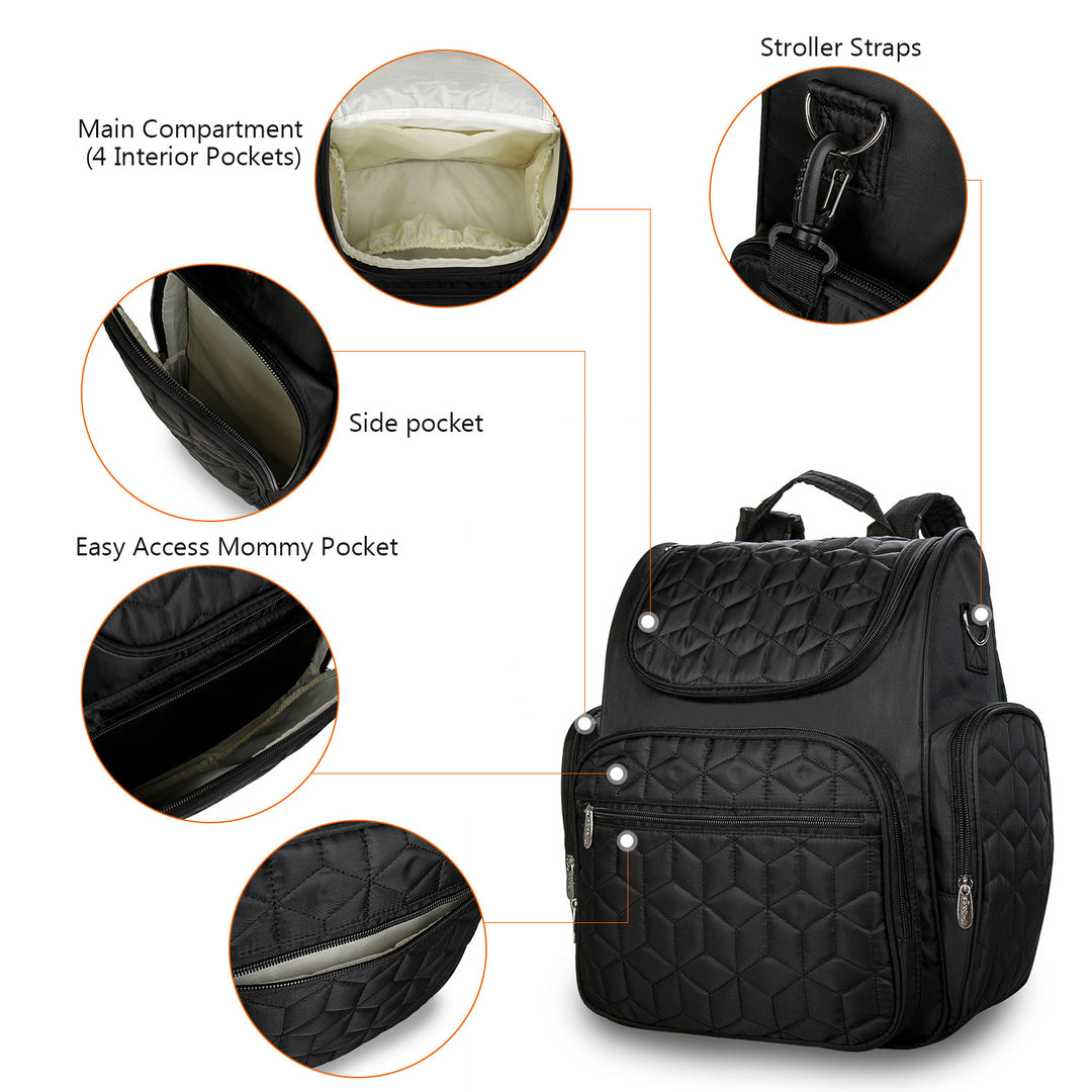 Rucksack mit Vielseitigen Fächern und Isolierbarer Funktion Karnz