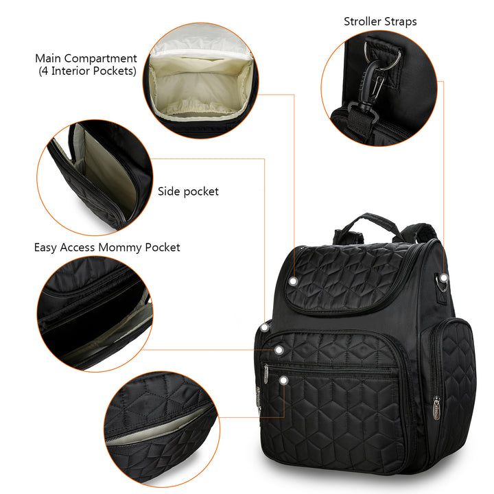 Rucksack mit Vielseitigen Fächern und Isolierbarer Funktion Karnz