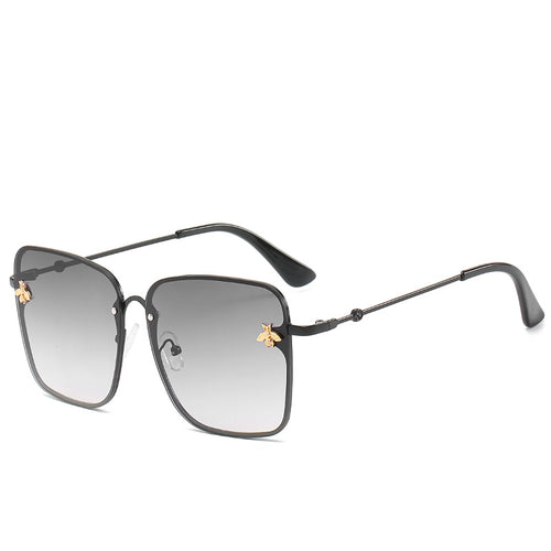 Luxus Übergroße Geometrische Rahmen Sonnenbrille Karnz